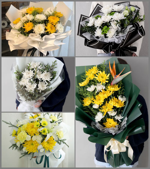 湖南永州祁阳县羊角塘镇灵岩村白事花束代送